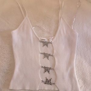 Open butterfly crop top🦋